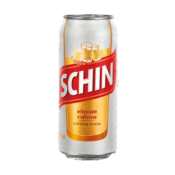 Lata de cerveja Schin 473ml