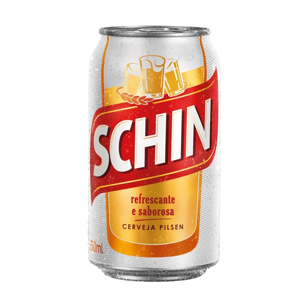 Lata de cerveja Schin 350ml