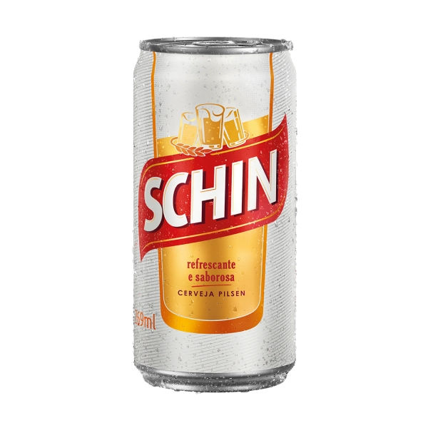 Lata de cerveja Schin 269ml