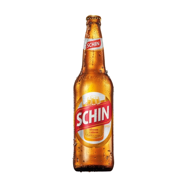 Garrafa de cerveja Schin 600ml